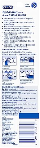Oral-B End-Tufted Toothbrush, 1 Count