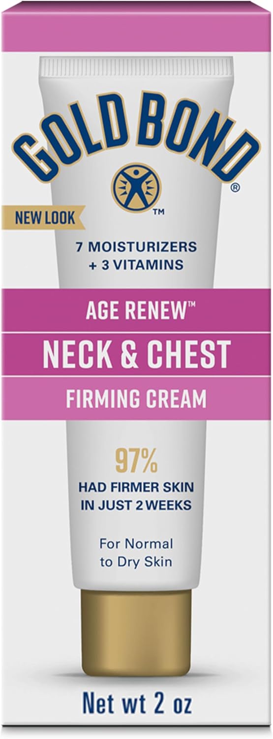Gold Bond Age Renew Body Lotion & Neck Cream Set | Smoothing & Firming 10 oz