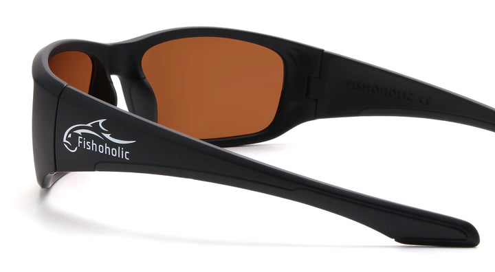 Fishoholic BiFocal - x1.5 x2.0 x2.5 (Reader) - Polarized Bi-Focal Fishing Sunglasses - UV400 Great Fishing Gift for Father Dad (x1.5-GB-AMB)