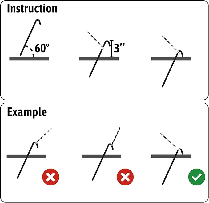 9 Inches 40 Pack Heavy Duty Tent Stakes, Metal Ground Stakes for Camping, Garden or Inflatable, Galvanized Steel Pegs for Yard and Outdoor Decorations