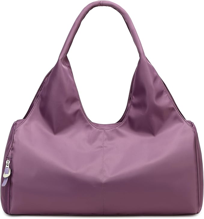 forestfish Yoga Gym Bag for Women with Shoes Compartment & Wet Dry Storage Pockets Lightweight Duffel Bag