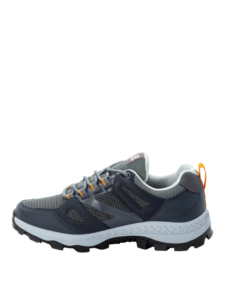 Jack Wolfskin Women's Downhill Texapore Low W Hiking Boot, Dark Blue/Grey, 5
