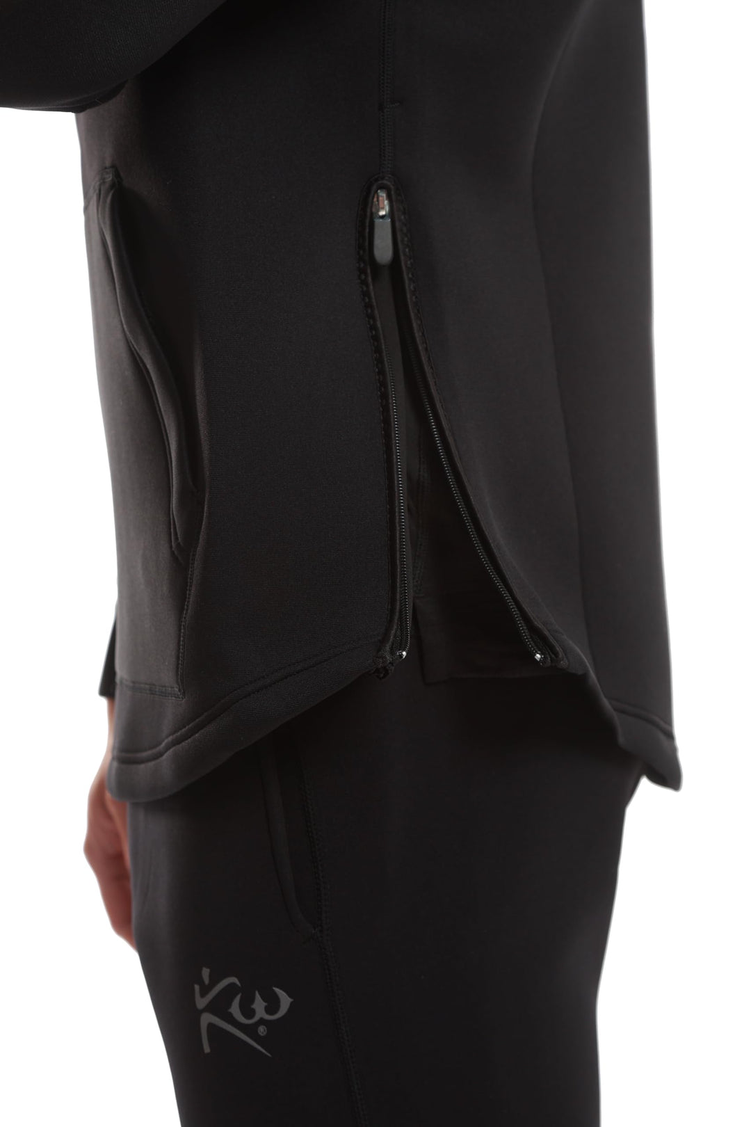 Kutting Weight - Sauna Hoodie V4 - SweatTech Neoprene Sauna Hoodie - For Exercise, Workout, Heat Training & Weight Loss - Breathable & Flexible - Maximize Workouts - Unisex - XS - Black