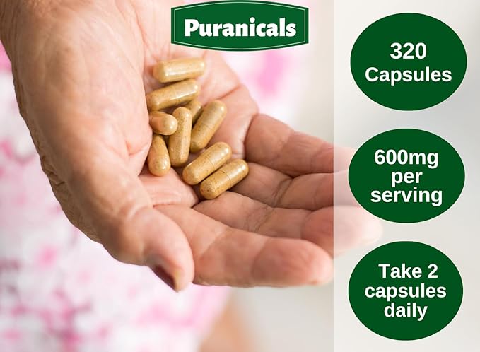 Triphala Premium 320 Capsules Non-GMO and Gluten Free | Herbal Supplement | 600 mg Per Serving | Made with Amla Bibhitaki Haritaki Powder