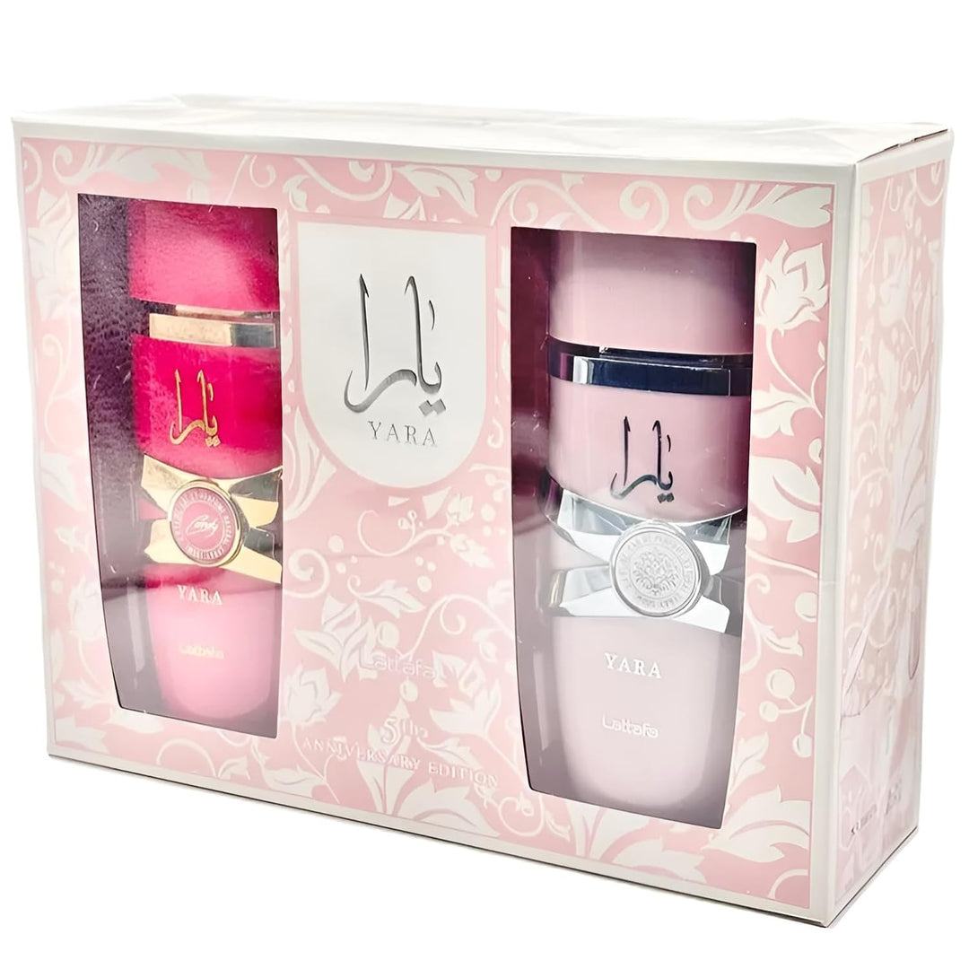 Lattafa Women's Fragrance Bundle | 2 x 3.4 Oz Yara & Yara Candy Eau De Parfum