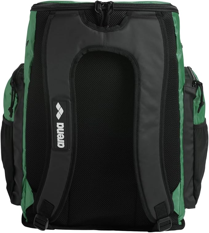ARENA Spiky III Backpack 45 Swimming Athlete Sports Gym Rucksack Large Training Gear Equipment Swim Bag for Men and Women, 45 Liters, Green