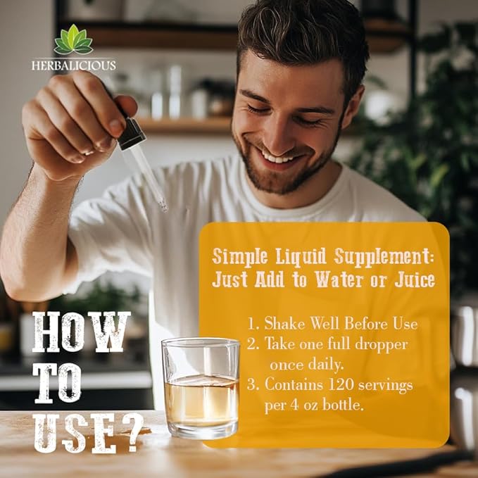 Mushroom Complex Supplement – 8 Mushroom Blend for Focus, Memory & Immune Support – High Potency 120,000mg Mushroom Supplement with Lion’s Mane, Reishi, Cordyceps, Chaga – 4 fl oz