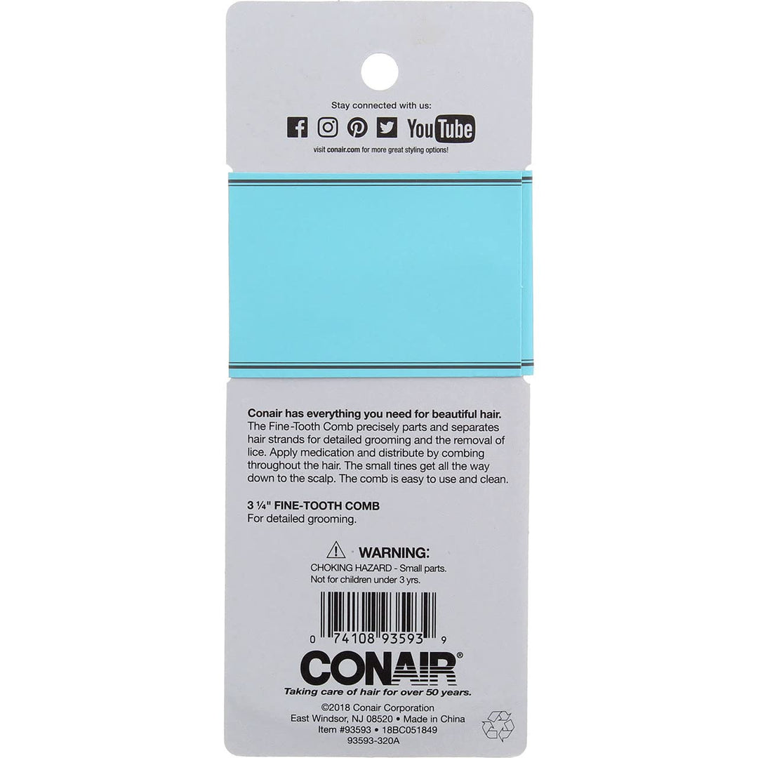 Conair Fine Tooth Comb