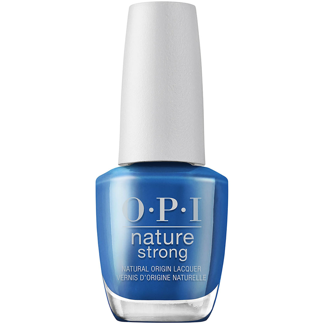 Opi Nature Strong Vegan Nail Polish, Shore Is Something!, Blue Nail Polish, Natural Origin, Cruelty-Free Nail Lacquer, 0.5 Fl Oz