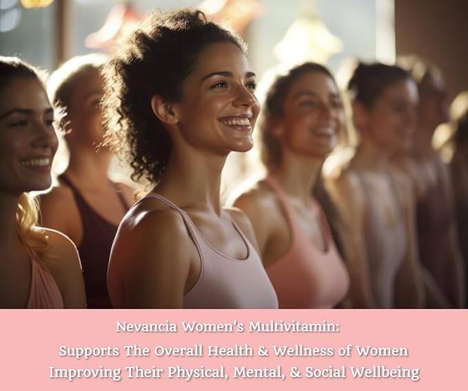 Women's Multivitamin with 20+ Essential Nutrients, Energizers, Daily Nutritional Support, Support Immune, Heart, Brain, Bone & Overall Health