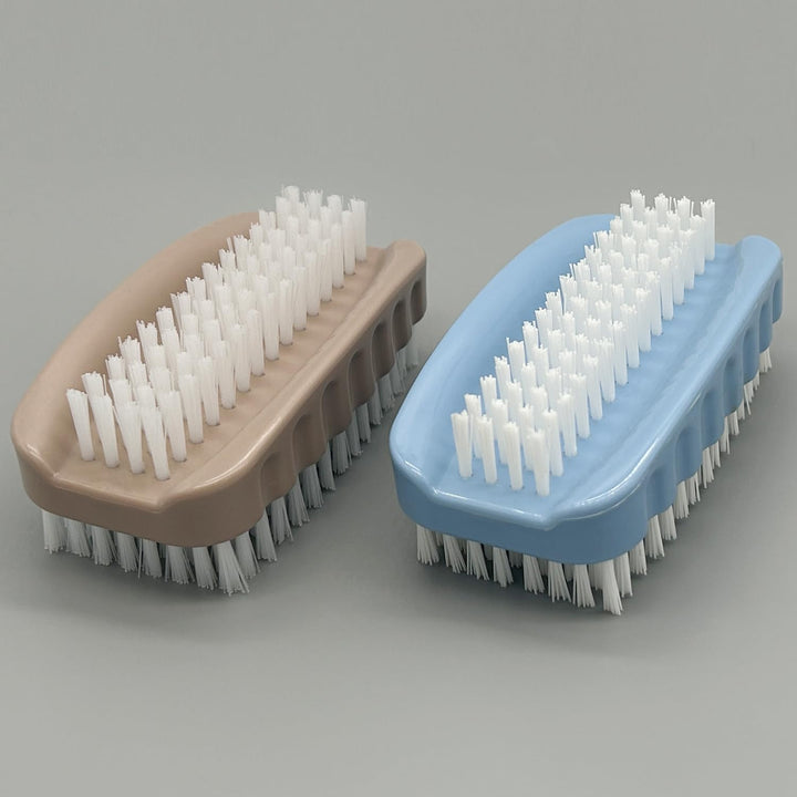 Nail Brush for Cleaning Fingernails Two Sided Hand Fingernail Scrub Brush Soft Stiff Nylon Bristles Nail Scrubber Brushes for Men Women Kids,2 PCS