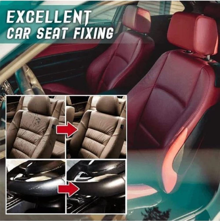 Advanced Leather Repair Gel - 2024 New Vinyl Upholstery Repair Kit, Professional DIY Leather Conditioner Restorer, Liquid Leather Repair Cream for Furniture, Boat or Auto Car Seats (Burgundy)