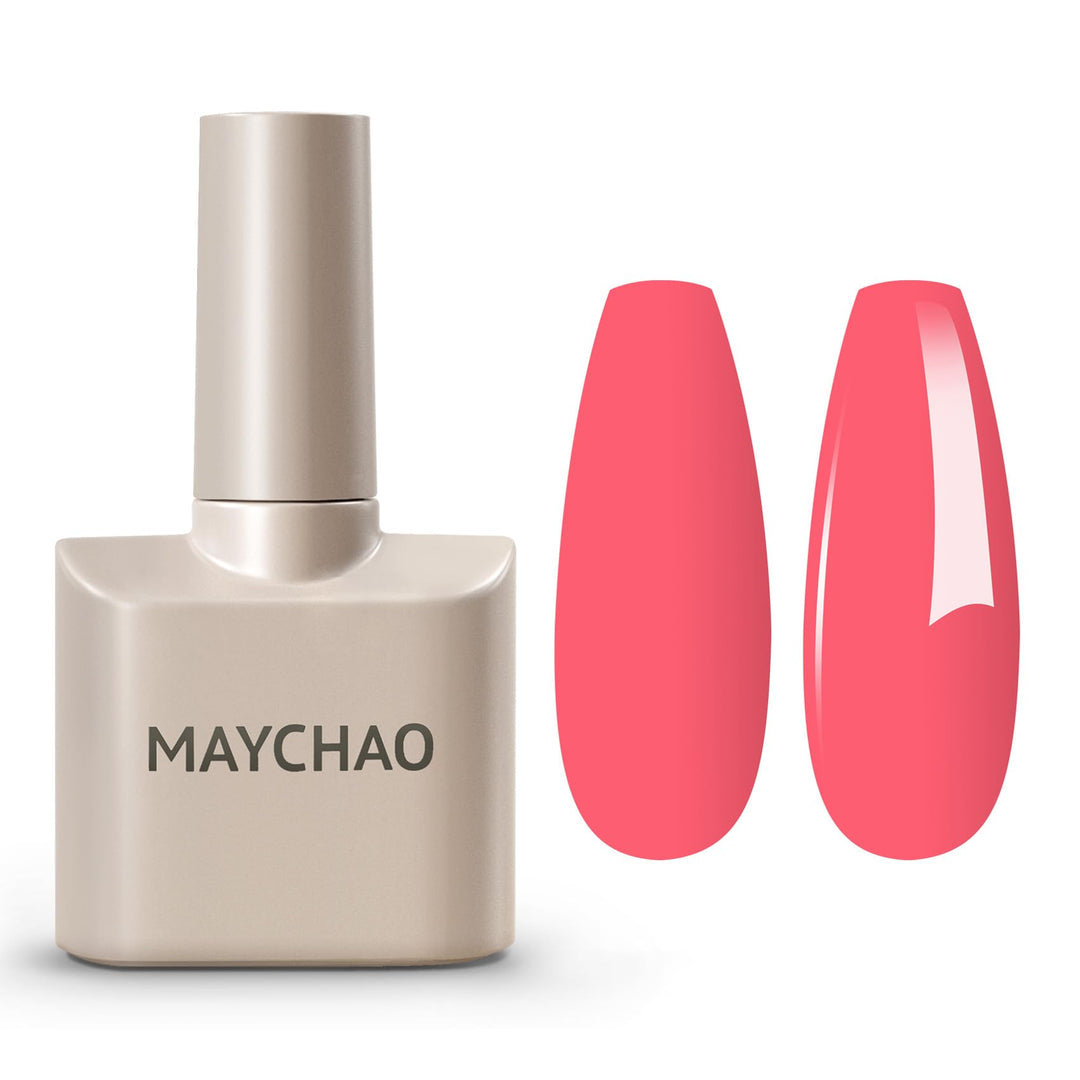 Maychao 15Ml Pink Gel Nail Polish 1Pc Pink Lemonade Gel Polish Soak Off Uv Led Nail Polish Nail Art Starter Manicure Salon Diy A