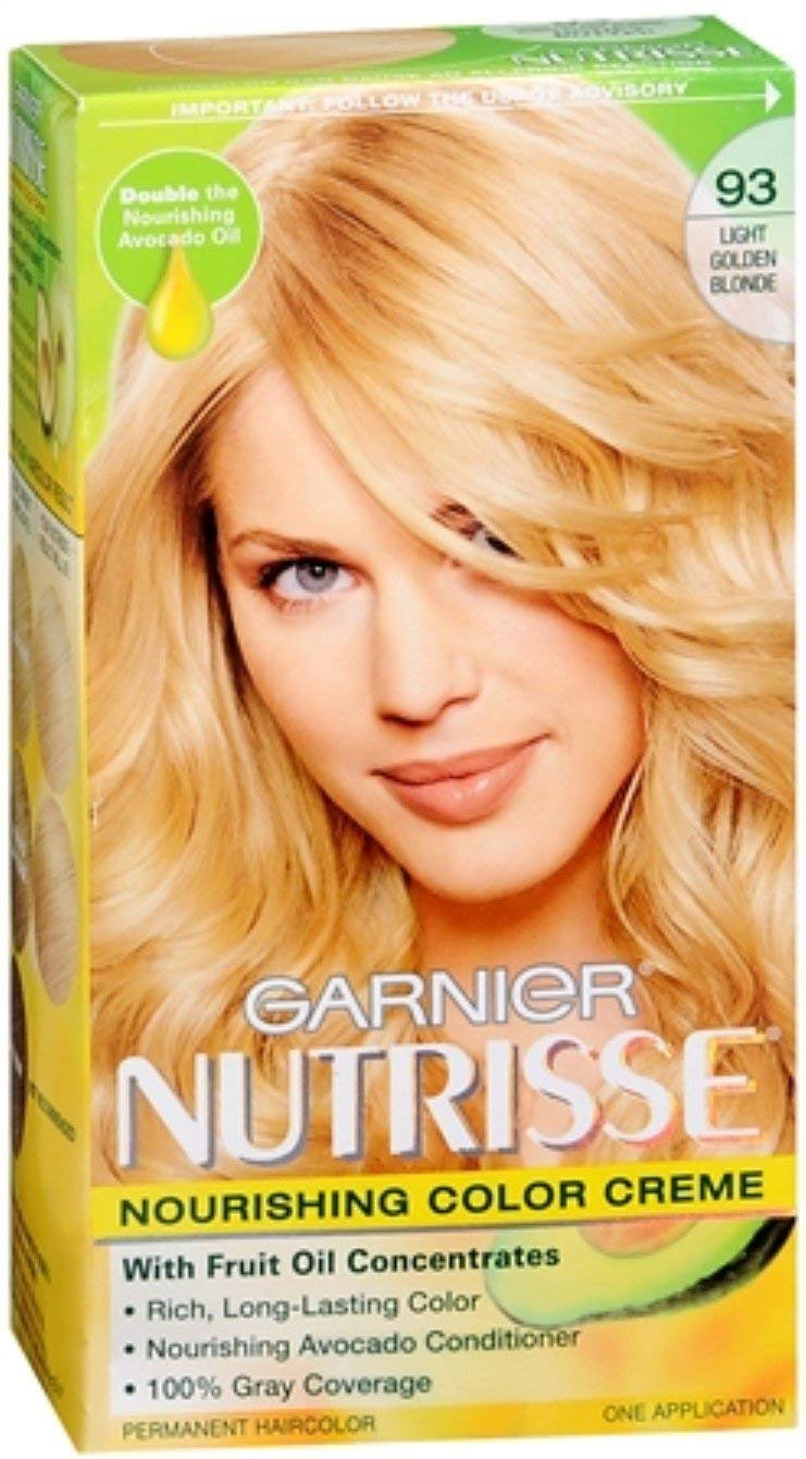 Garnier Nutrisse Haircolor, 93 Light Golden Blonde 1 Ea