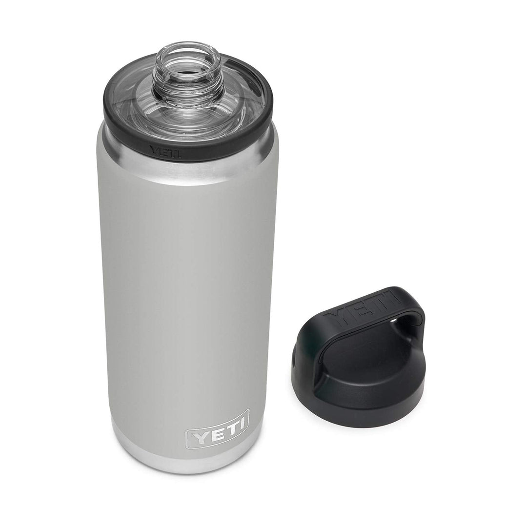 YETI Rambler 26 oz Bottle, Vacuum Insulated, Stainless Steel with Chug Cap, Granite Gray