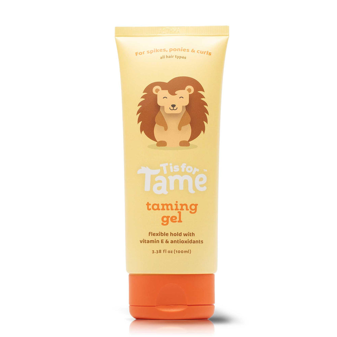 T is for Tame Taming Gel - Boys & Girls Baby Hair Styling Gel for Frizz Control, Flyaways - Natural Toddler, Kids Hair Tamer, Flexible Hold, 3.38fl oz, 1 Pack