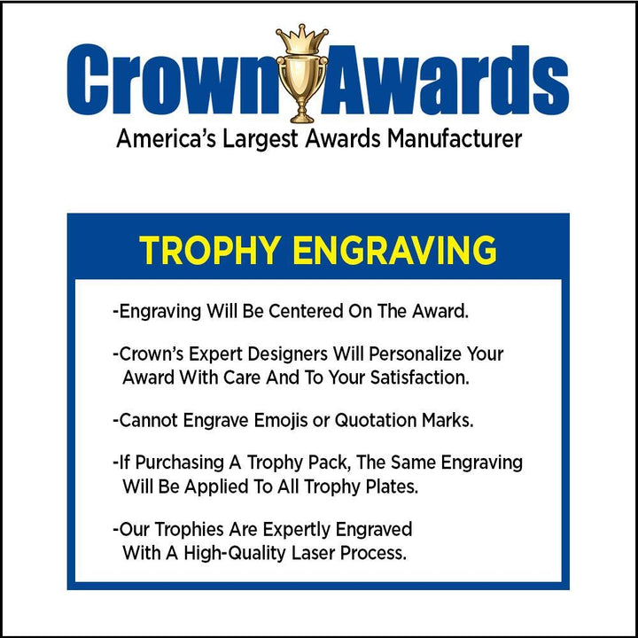 Employee of The Month Wave Acrylic Award, 4" H Personalized Employee Award, Engraving Included Prime