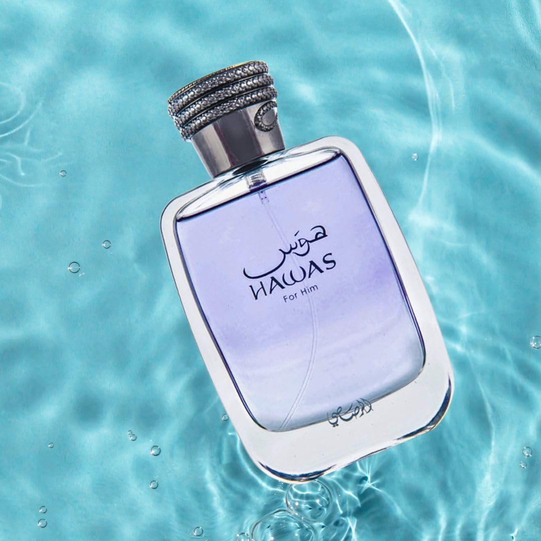 RASASI Hawas Ice Eau de Parfum for Men | 100ml | Premium Arabian Fragrance