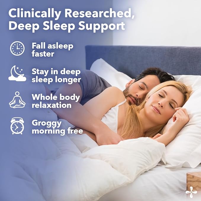 LifeSeasons Rest-ZZZ - Natural Sleep Support Supplement - Fall Asleep & Stay Asleep - Calms Nervous System - Ease Muscle Tension & Restlessness - Low Dose Melatonin GABA & Chamomile - 60 Capsules