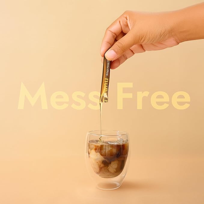 Bee Energized with Shilajit Honey Sticks | 85+ Trace Minerals for Clean Energy, Focus & Immune Support | Pure Himalayan Shilajit for Men & Women | 30 Count (Pack of 1)