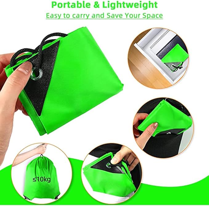 GoodtoU Drawstring Backpack Bags String Sack - Drawstring Gym Bag Cinch Backpacks in Bulk Green 16 Pcs
