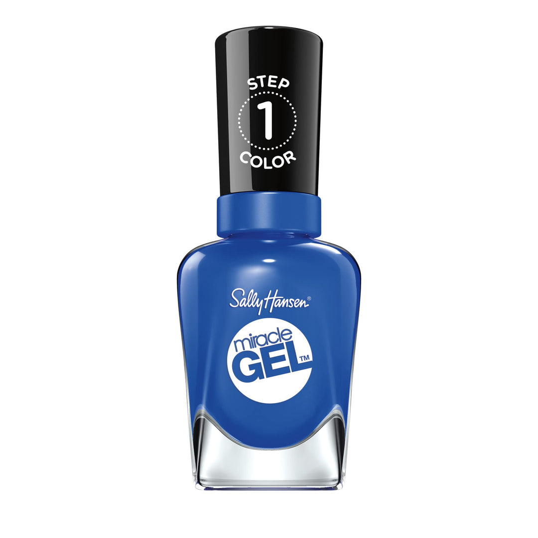 Sally Hansen Miracle Gel™, Tidal Wave, Long Lasting, Gel-Like Formula, No UV Lamp Needed, Blue Nail Polish
