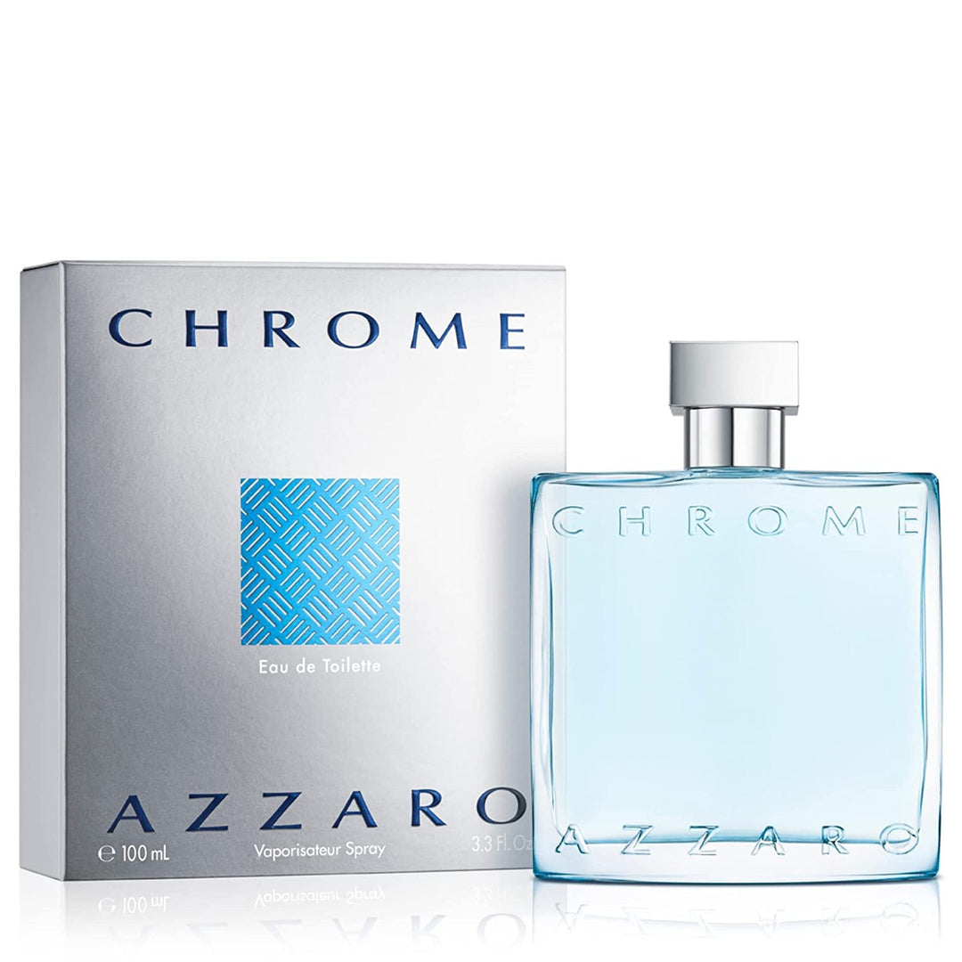 Azzaro Chrome Men'S Aquatic Citrus, Woody, Musky Eau De Toilette