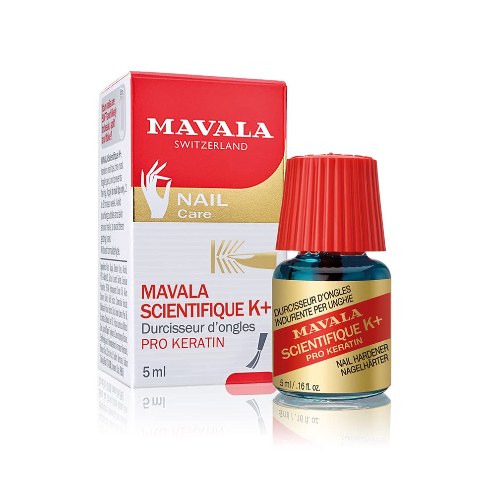 Mavala Scientifique K+ Keratin Hardener Strengthener | Protect Nails | Avoid Breaking And Splitting | Supports Natural Keratiniz