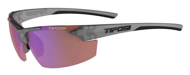 Tifosi Optics Track Sunglasses (Satin Vapor, AC Red)