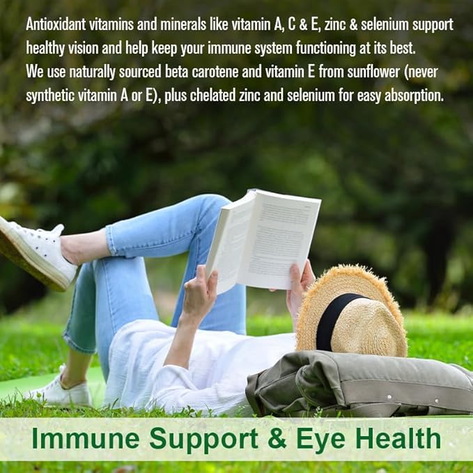 All Natural Multivitamins & Minerals + B Complex + Calcium + Magnesium + Zinc, 100% Vegan Sourced Whole Food Supplement, Complete Nutritional Support for Men & Women- 120 Capsules, 60 Day Supply