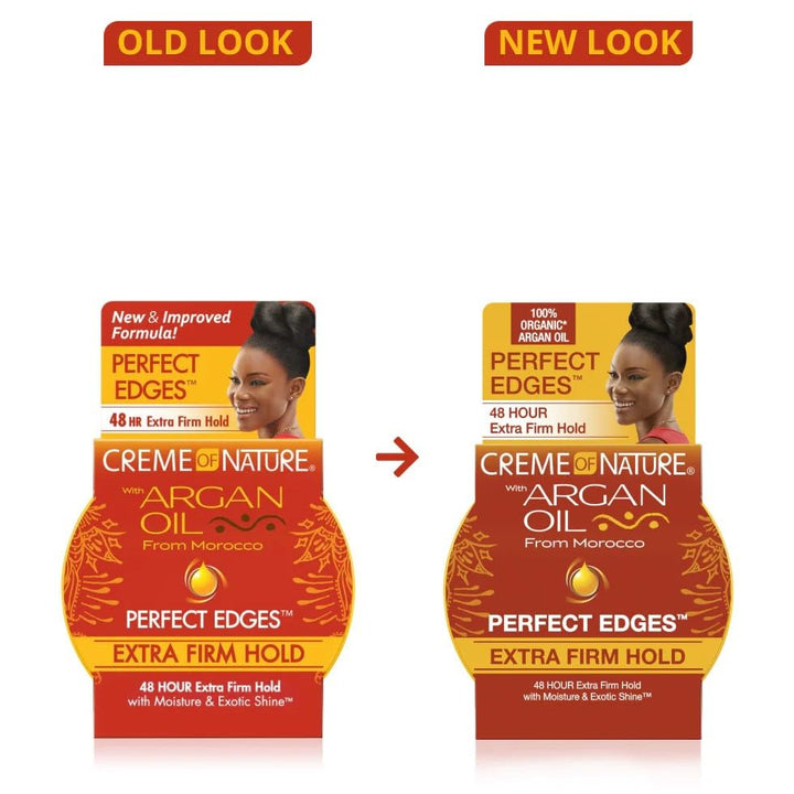 Creme of Nature Argan Oil Perfect Edges Extra Hold, 2.25 Oz (214040)