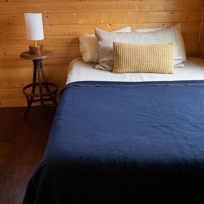 Arcturus Military Wool Blanket - Warm, Thick, Washable - Great for Outdoors, Camping, Stadium Blanket, Picnics, Travel - Car & Bushcraft Survival Kits, Large 64in x 88in 4.5 lb