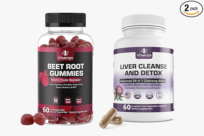 Holistic Wellness Combo: Liver Support & Beet Root Gummies