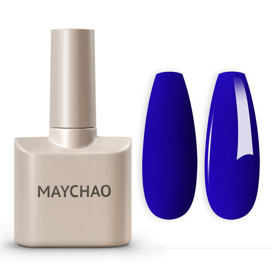 Maychao 15Ml Gel Nail Polish 1Pc Sapphire Blue Nail Polish Soak Off Uv Led Nail Gel Polish Nail Art Starter Manicure Salon Diy A