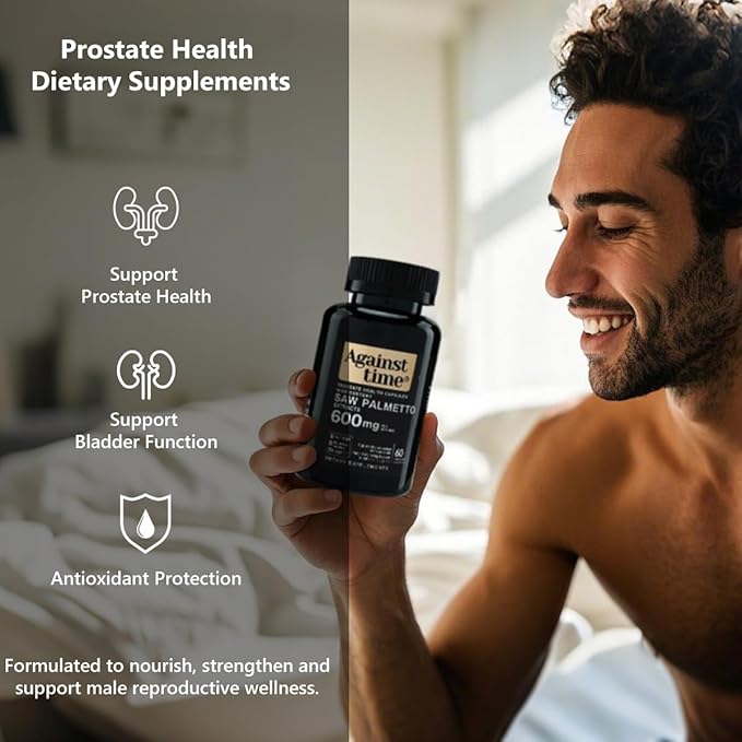 Ultra High Content Saw Palmetto Prostate Support Complex, 60 Capsules, with Vitamin B1 and B12