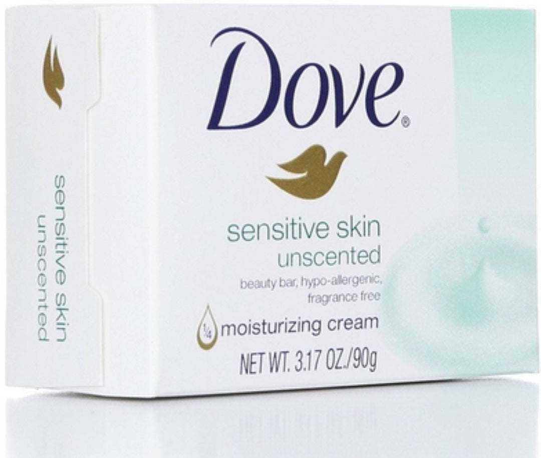 Dove Bar Soap For Sensitive Skin 3.17 Oz (Pack Of 2)