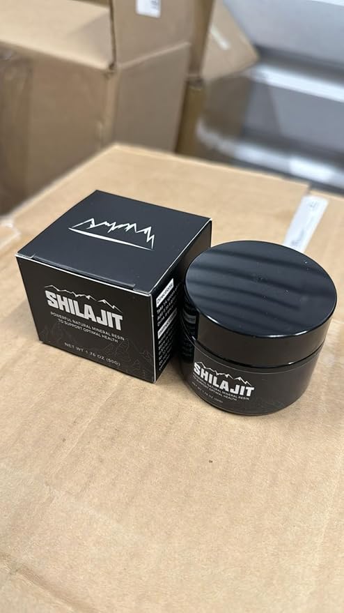 Pure Himalayan Shilajit Resin – High Potency Shilajit for Men & Women, Pure Shilajit for Energy, Vitality, Stamina & Immune Support (50 Grams)