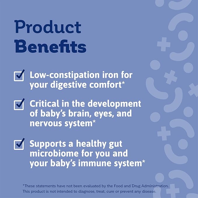 Biostime Advanced Prenatal Vitamins for Women | 20 Nutrients, Multivitamin, Folic Acid, Iron, Prebiotic and Omega 3 EPA & DHA Fatty Acids | Pregnancy Vitamins & Support Supplement | 90 Softgel Pills