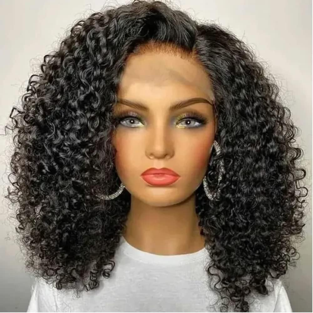Larima 200% Density Mongolian Curly Human Hair Wigs 13X4 Hd Lace Front Wigs Wear And Go Glueless Wigs Human Hair Pre Plucked Wit