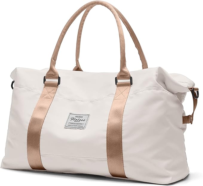 Travel Duffel Bag,Sports Tote Gym Bag,Shoulder Weekender Overnight Bag for Women