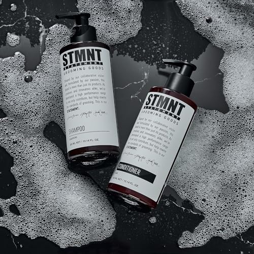 STMNT Grooming Goods Conditioner | Softens Hair | Restores Shine | Moisturizing Formula w/Activated Charcoal & Menthol | All Hair Types