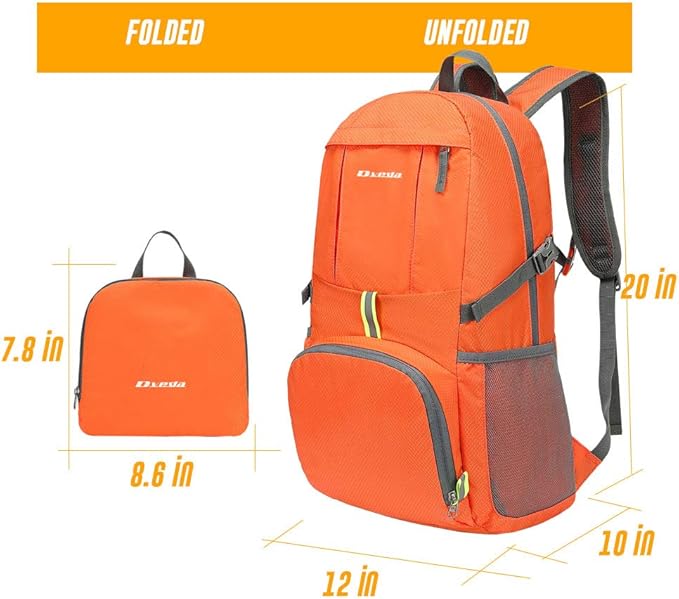 35L Lightweight Packable Backpack Waterproof Durable Hiking Travel Backpack Daypack