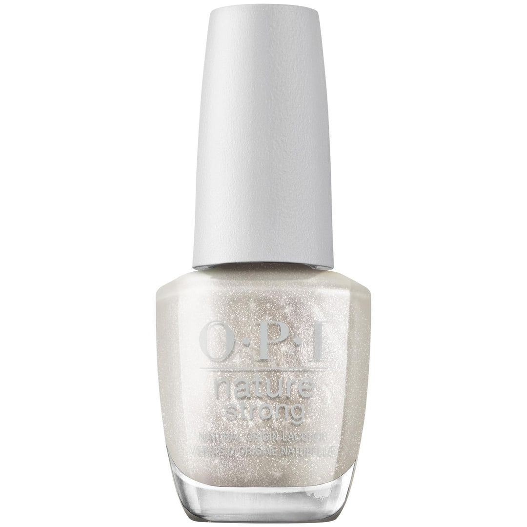 Opi Nature Strong Vegan Nail Polish, Glowing Places, Metallic Nail Polish, Natural Origin, Cruelty-Free Nail Lacquer, 0.5 Fl Oz.