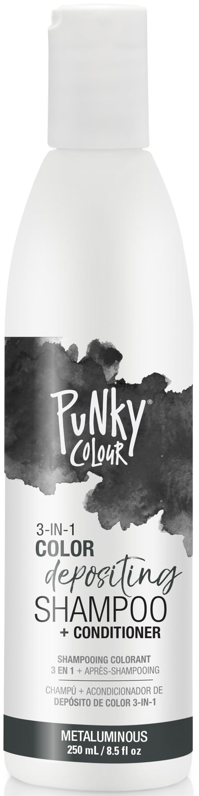 Punky Colour 3-in-1 Color Depositing Hair Cleanser & Conditioner, 8.5 fl oz. (Metaluminous)