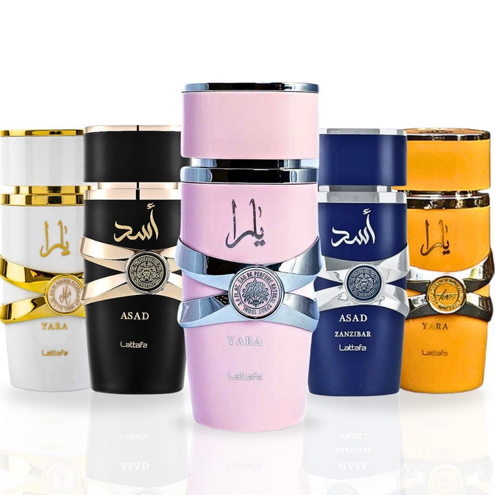 Yara Tous Eau de Parfum Spray for Women | 3.4 Oz | Pack of 4 | Lattafa
