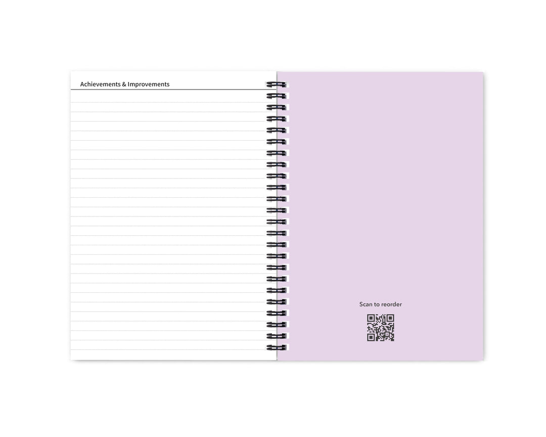 Better Health - Exercise, Nutrition & Wellness Journal - Stay healthy with our handy, simple tracking charts - A5 size with 104 undated pages - For A Happier, Healthier Life (Lilac)