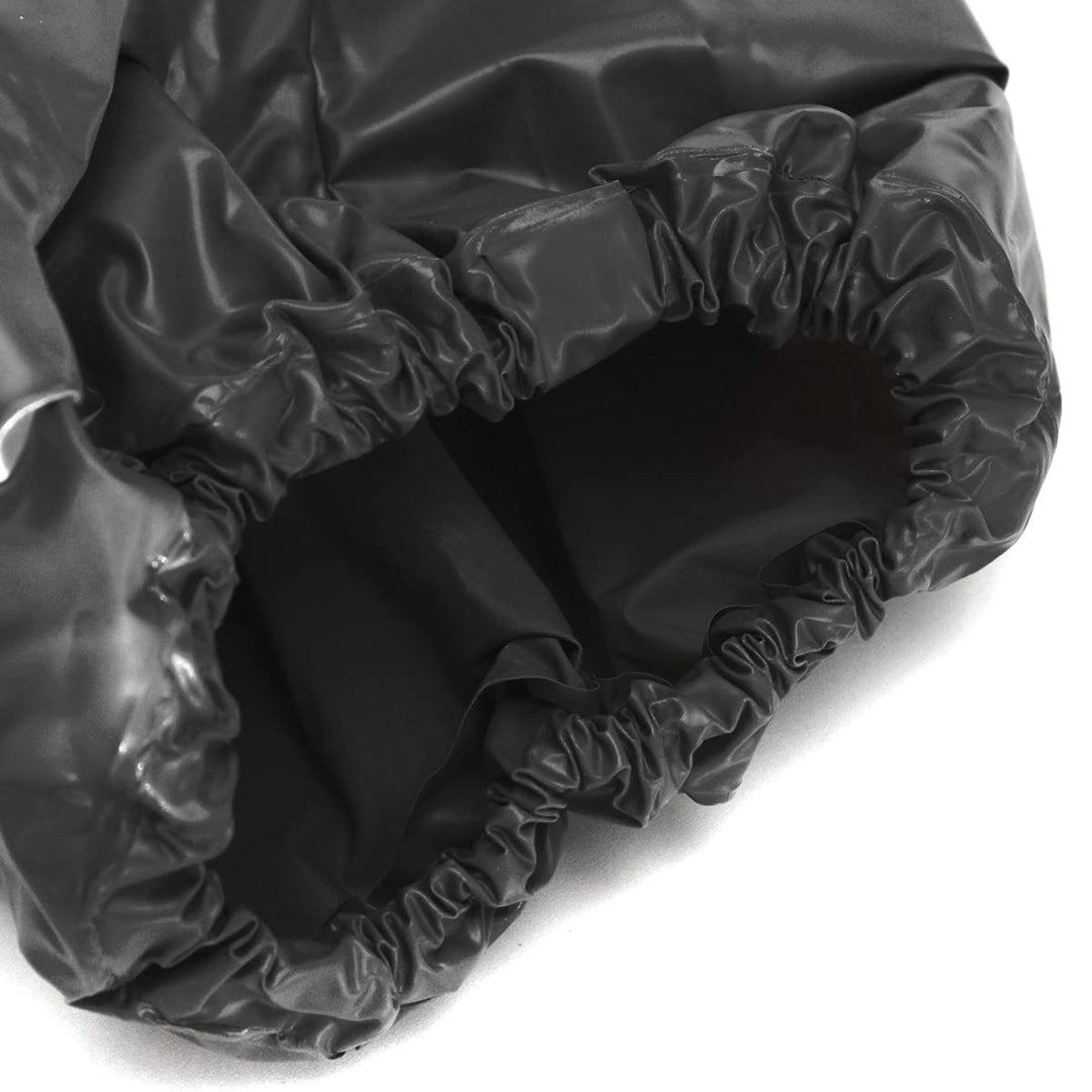 Heavy Duty Sauna Suit Men Women Weight Loss Exercise Slimming Gym Fitness Workout Anti-Rip Sweat Suit (Black, M)