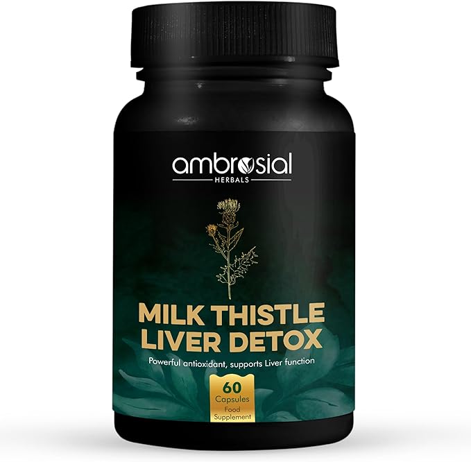 AMBROSIAL Milk Thistle Capsules - Pack of 1-60 Capsules