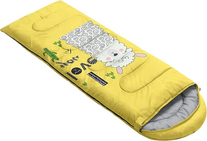 AILONEN Boys Sports Camping Sleeping Bags,Lightweight & Waterproof,3 Season Warm & Cool Weather,Black Player Basketball Sleeping Bags for Kids Adults,Travelling,Outdoors