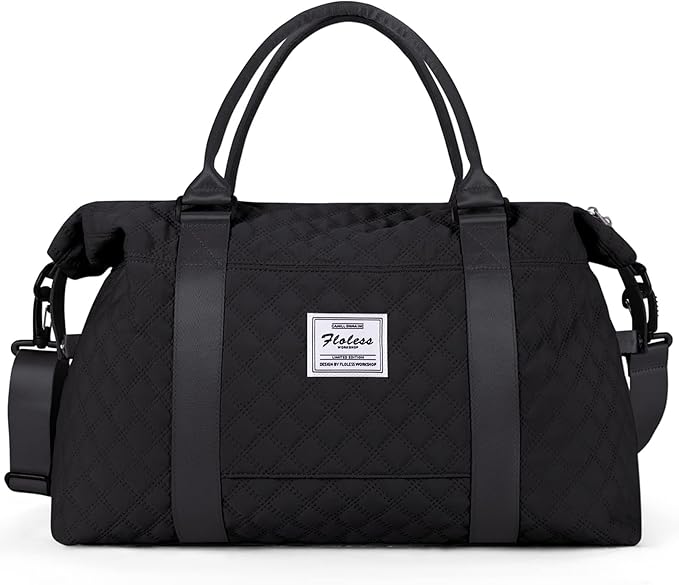 Travel Duffel Bag,Sports Tote Gym Bag,Shoulder Weekender Overnight Bag for Women